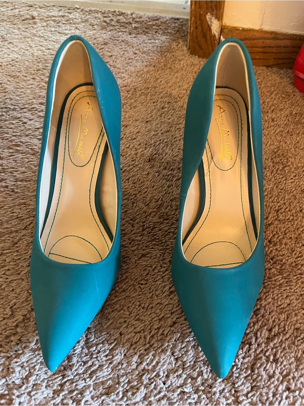 Fashion Nova Teal Pointed-Toe Pumps - Women